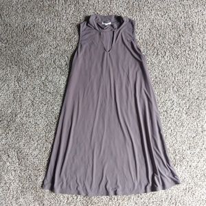 Maurices Gray Shift Dress with Mock Neck